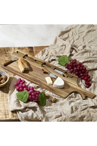 Acaciahouten Kaasplank - 65 x 1,5 x 20 cm