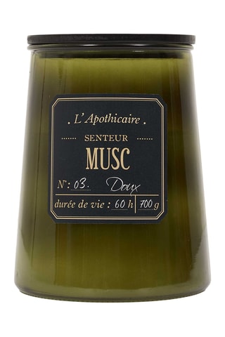 Geurkaars met Ambergeur, Katoenbloesem of Witte Muskus