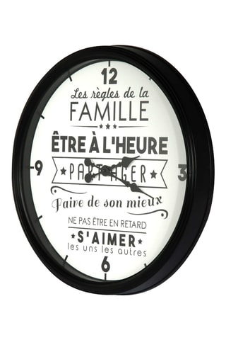 Klok - 50 cm - Zwart