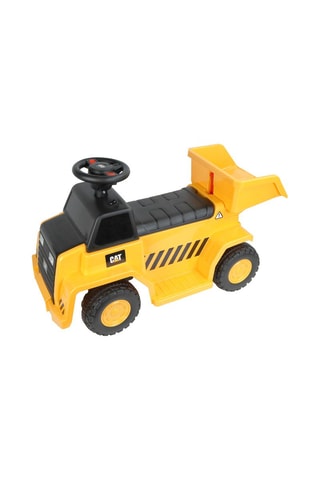 Andarilho camião Caterpillar Amarelo - 18 aos 36 meses