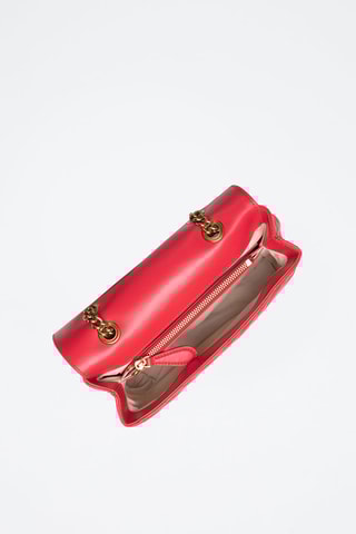 Mala a tiracolo de couro - Vermelho