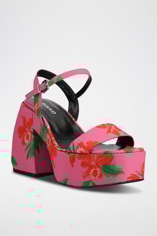 Sandálias de salto - Rosa