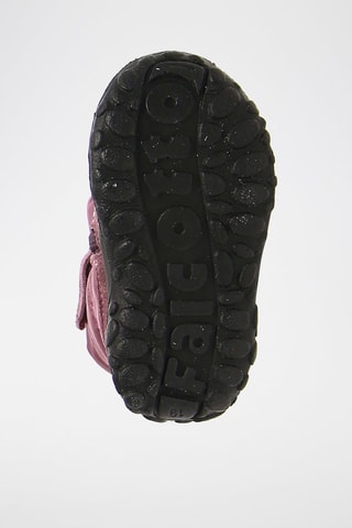 Botas forradas em nobuck - Rosa-velho
