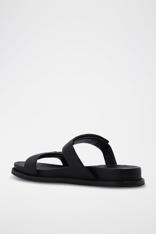 Mules em couro de cordeiro - Preto