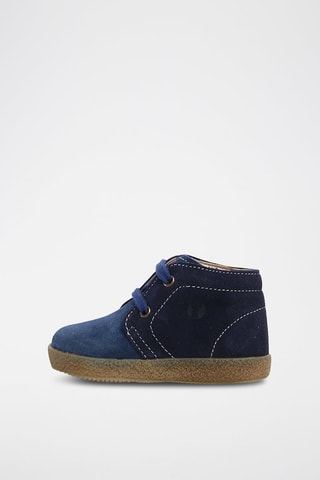 Botins em nobuck - Azul