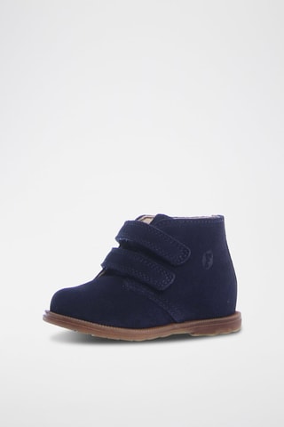 Botins em nobuck - Azul-marinho
