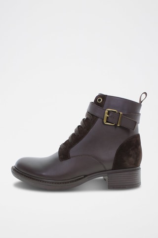 Botins de couro Beggy Castanho-escuro