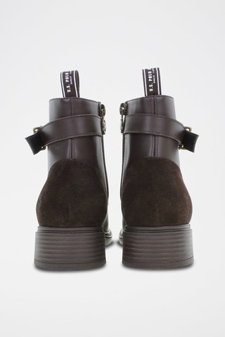 Botins de couro Beggy Castanho-escuro
