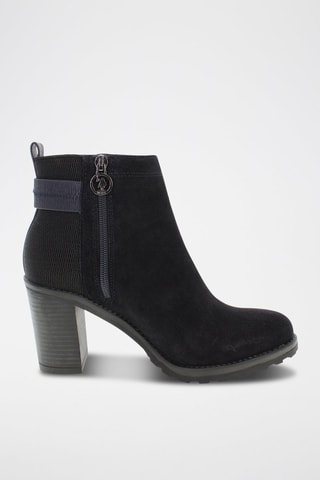 Botins em nobuck Azul-marinho