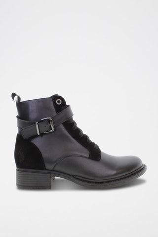 Botins de couro Beggy Preto