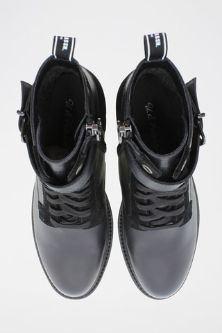 Botins de couro Beggy Preto