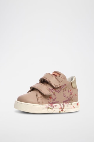 Sapatilhas em couro - Rosa