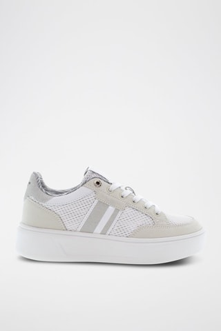 Sapatilhas com plataforma Kitty - Branco