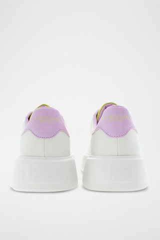 Sapatilhas com plataforma Marlyn - Branco e rosa