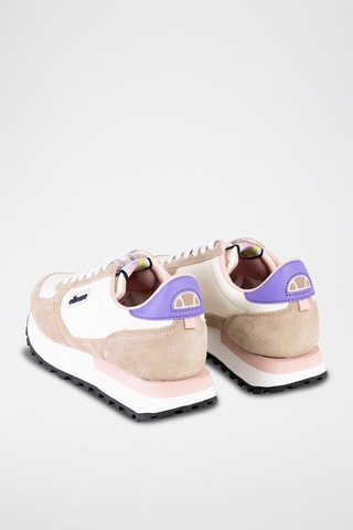 Sneakers 
Bege e violeta