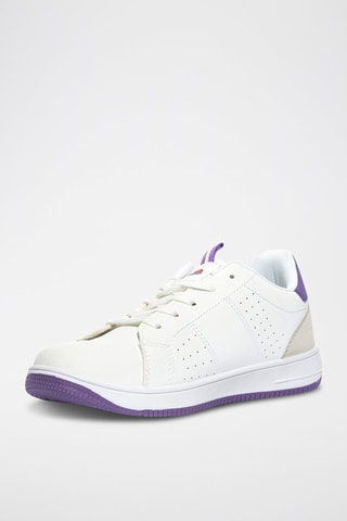 Sneakers - Branco e violeta