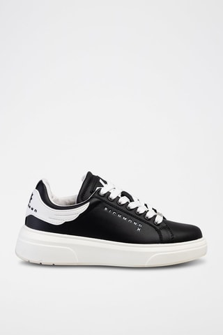 Sneakers em couro Jr One Woman Preto