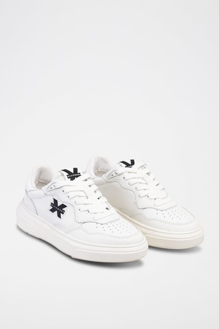 Sneakers em couro Jr One Woman Branco