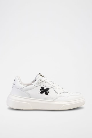 Sneakers em couro Jr One Woman Branco