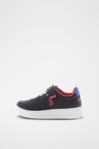 Sneakers Denny Preto e vermelho