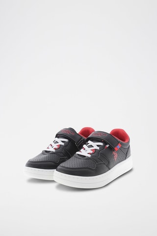 Sneakers Denny Preto e vermelho
