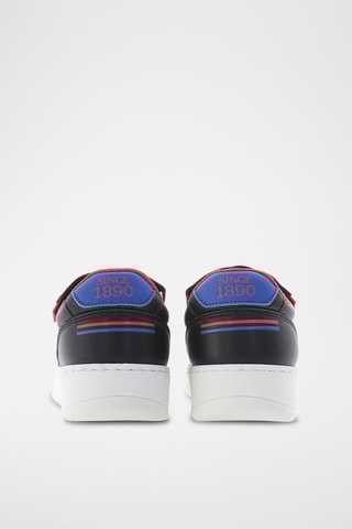 Sneakers Denny Preto e vermelho