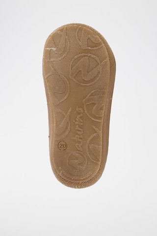 Sapatilhas em couro nappa - Camel