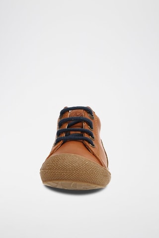 Sapatilhas em couro nappa - Camel