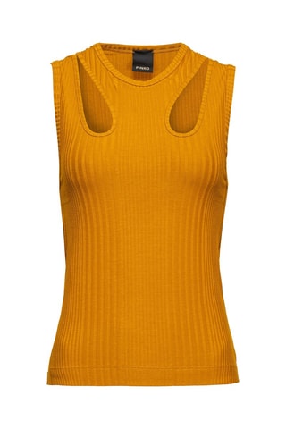 Camisola de alças - Mostarda