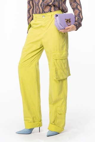 Calças cargo - Amarelo