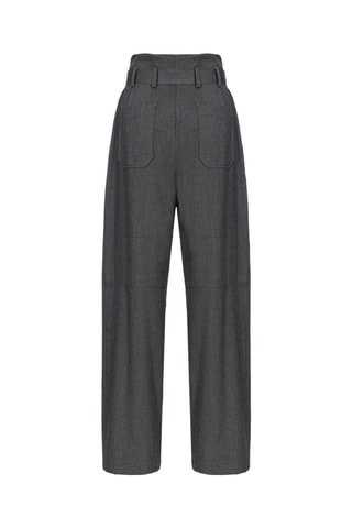 Pantalon en laine - Gris
