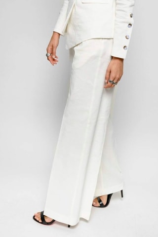 Pantalon en lin - Ecru