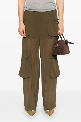 Pantalon cargo - Vert