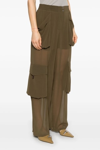 Pantalon cargo - Vert
