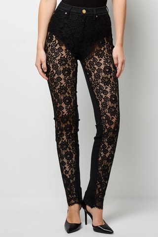 Calças skinny - Preto