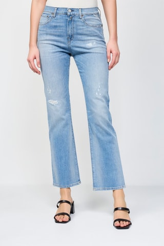 Calças bootcut Rayah - Azul-claro