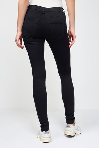 Calças skinny de cintura alta Stella - Preto