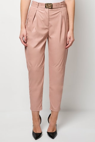 Pantalon taille haute - Rose