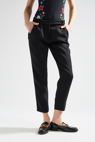 Pantalon cigarette - Noir