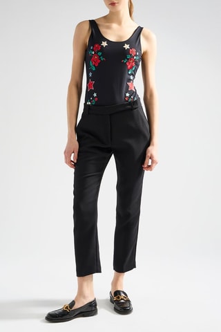 Pantalon cigarette - Noir