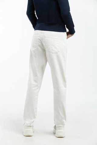 Calças de ganga boyfriend Branco