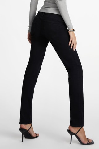 Calças de ganga slim Britty Up Z - Preto