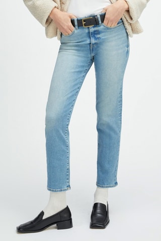 Calças de ganga slim Beth - Azul-claro