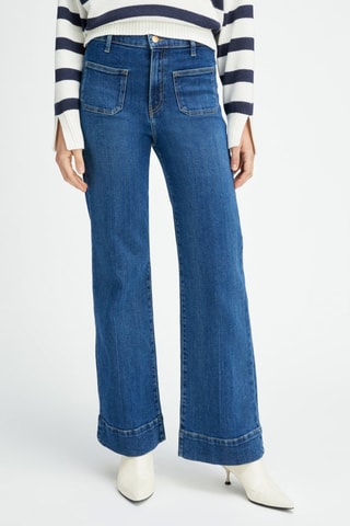 Calças de ganga wide legs Camilia Pkt - Azul