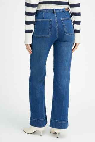 Calças de ganga wide legs Camilia Pkt - Azul