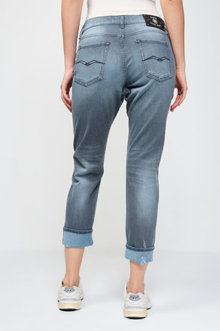 Calças de ganga Slim Boyfit Marty - Azul