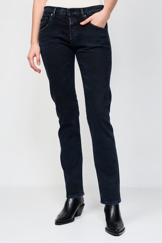 Calças de ganga Slim Boyfit Roxel - Azul-escuro