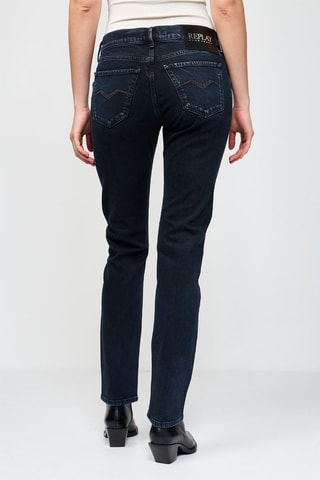 Calças de ganga Slim Boyfit Roxel - Azul-escuro
