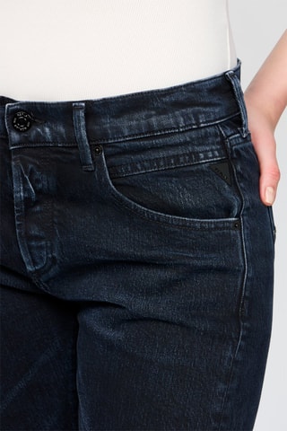 Calças de ganga Slim Boyfit Roxel - Azul-escuro