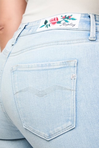 Calças de ganga skinny New Luz - Azul-claro